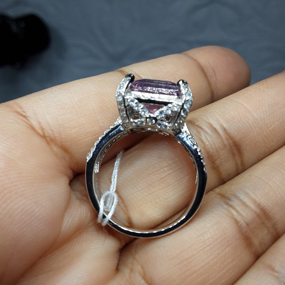 925 Ametrine and zircon ring - Picture 4 of 4